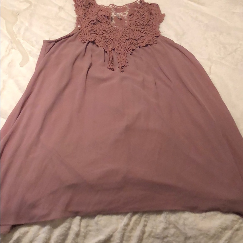 Flowing soft lace top dress by Lucky in a Sz XXL